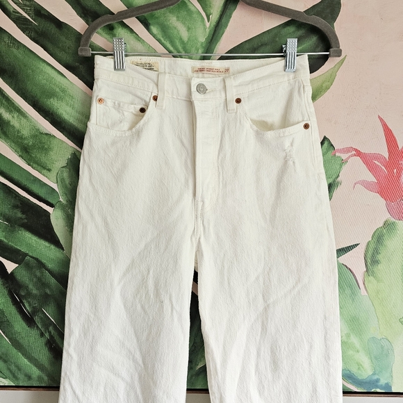 LEVI'S Ribcage Straight Ankle in Cloud Over Size 27 - Picture 11 of 16